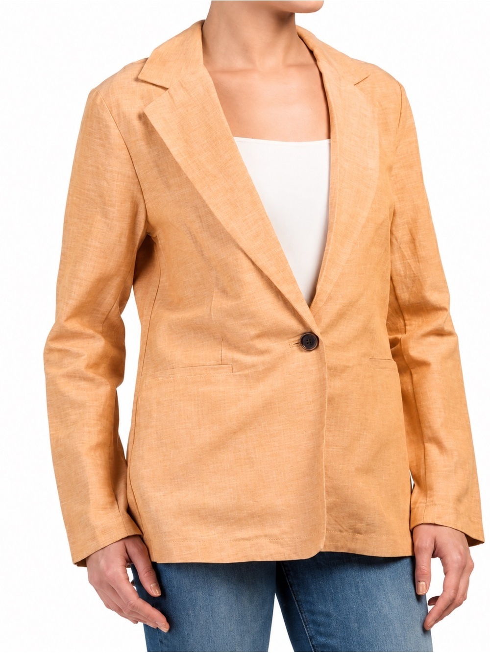 DREW NWT linen blend blazer, small